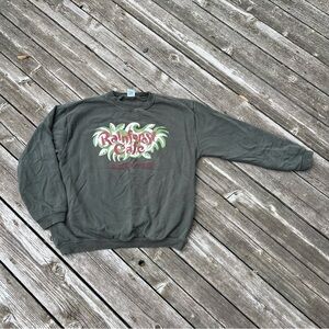Rainforest Cafe Seattle green crewneck